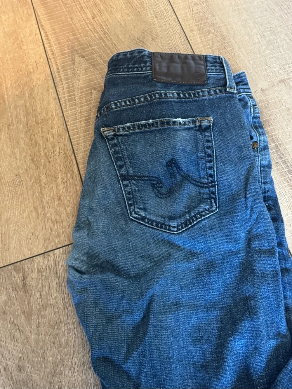 Ag Adriano Goldschmied Men's Indigo Straight Jeans